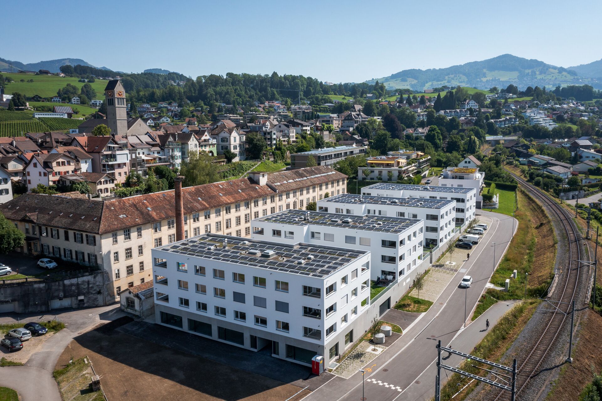 Seidenhof Überbauung Uznach, Referenz Elektro Egli